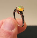 Vintage Sterling & Opal Jewlery Matching Set - thumbnail 3 of 8