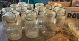 Vintage Lot Glass Mason Lids & Jars + More - thumbnail 2 of 5