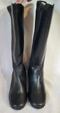 New Women's Tall Leather Black Boots 8w (#4) - thumbnail 3 of 5