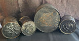 Lot of 4 Antique Black Gas Cans - thumbnail 3 of 3