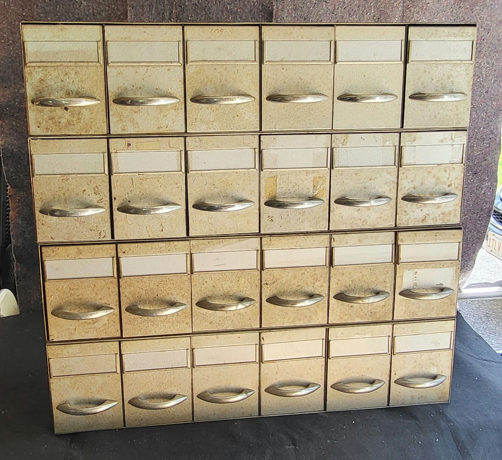 Vintage Lot of 4 Stackable Drug Store Cabinets/Boxes - image 1 of 5