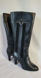 New High Calf Leather Boots w/Rings 8.5 (#2) - thumbnail 1 of 5