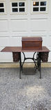 Antique Singer Coffin Top Sewing Machine - thumbnail 2 of 10