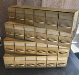Vintage Lot of 4 Stackable Drug Store Cabinets/Boxes - thumbnail 3 of 5