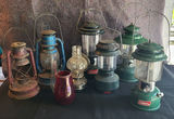 Huge Lot of Vintage Lanterns - thumbnail 1 of 7