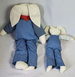 Vintage Handmade Stuffed Bunnies - thumbnail 2 of 2