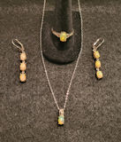 Vintage Sterling & Opal Jewlery Matching Set - thumbnail 1 of 8