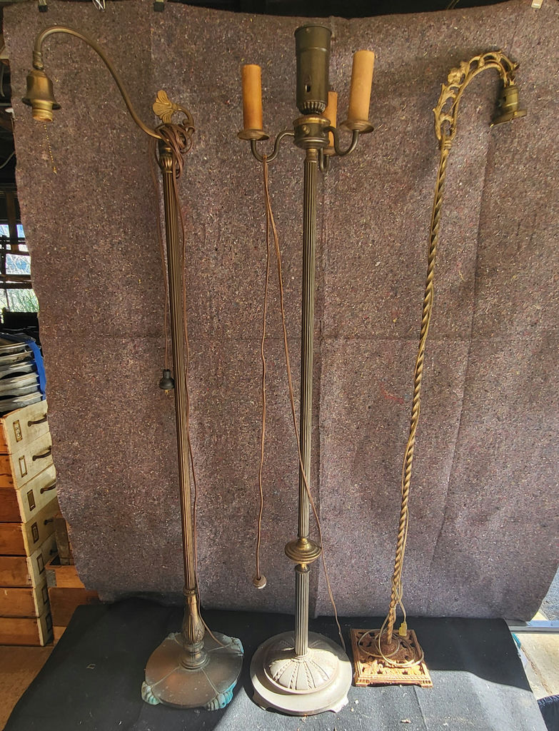 Lot of 3 Vintage Floor Lamps - image 1 of 7