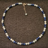 Vintage Lapis Lazuli Blue Lace Agate .925 - thumbnail 2 of 3