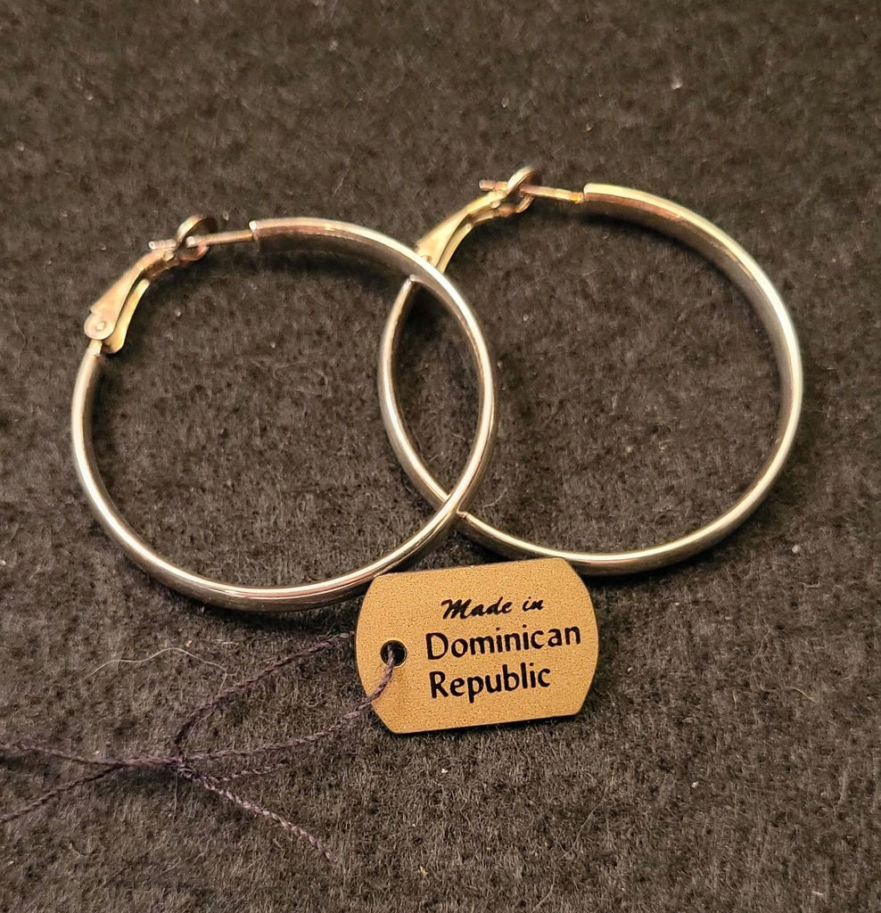 Sterling .925 Hoop Earrings - image 4 of 5