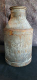Lot of 2 Antique Metal Dairy Cans - thumbnail 3 of 5