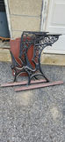 Antique Cast Iron School Seat - thumbnail 2 of 4