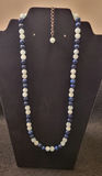 Vintage Lapis Lazuli Blue Lace Agate .925 - thumbnail 1 of 3
