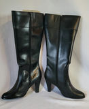 New High Calf Leather Boots w/Rings 8.5 (#2) - thumbnail 2 of 5