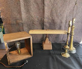 Lot of 4 Lamps w/1 Edison Style Bulb - thumbnail 1 of 8