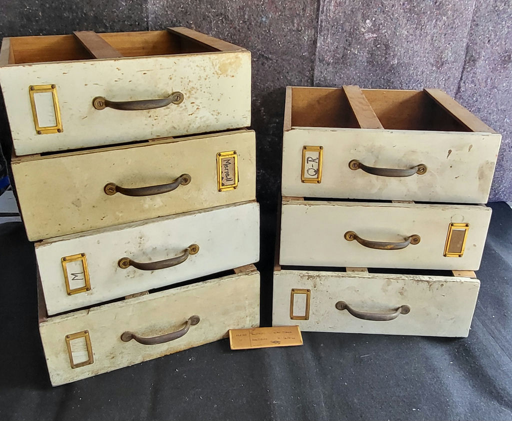 Vintage Lot of 7 Pharmacist Medicine Boxes - image 1 of 6
