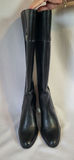 New High Calf Leather Boots w/Rings 8.5 (#2) - thumbnail 4 of 5