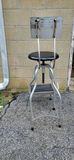 Vintage Industrial Swivel Seat Stool w/ Step - thumbnail 2 of 3