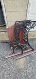 Antique Cast Iron School Seat - thumbnail 1 of 4