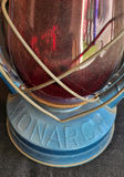 2 Vintage Blue w/Red Glass Lanterns - thumbnail 6 of 6