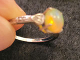 Vintage Sterling & Opal Jewlery Matching Set - thumbnail 7 of 8