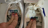 New Propet Ladies White Sneakers & Furry Slippers - thumbnail 5 of 8