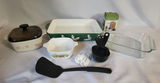 Kitchen Lot Bakeware, Utensils & Salt Lamp - thumbnail 1 of 4