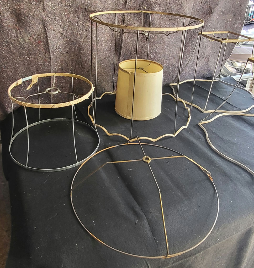 Lot of 6 Wire Frame Lamp Shades - image 3 of 3