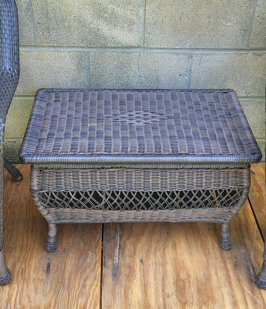 Full Set of Exterior Wicker Patio Furniture - image 4 of 12