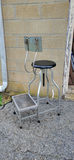 Vintage Industrial Swivel Seat Stool w/ Step - thumbnail 3 of 3
