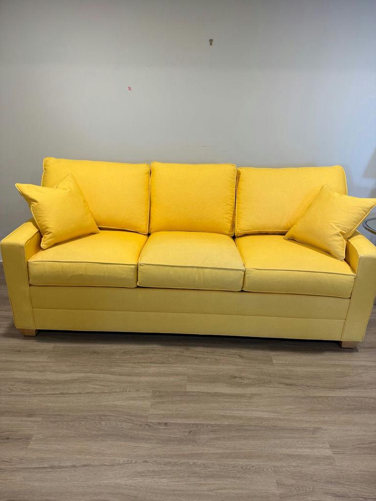Yellow sleep sofa - image 1 of 2