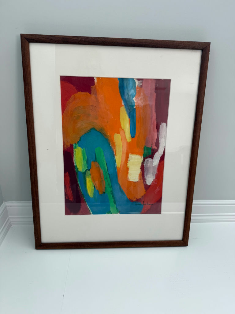 Abstract painting by Hans Hoffman - image 1 of 2