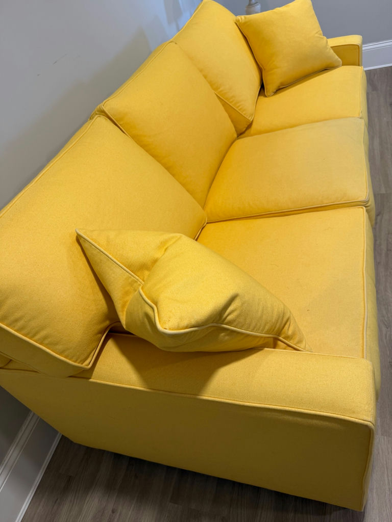 Yellow sleep sofa - image 2 of 2