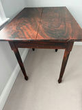 Antique mahogany table with drawer - thumbnail 2 of 2