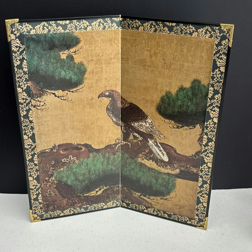 Decorative Lacquerware Panels, Russian Nesting Doll, Figurines, and Folding Screen - image 8 of 11