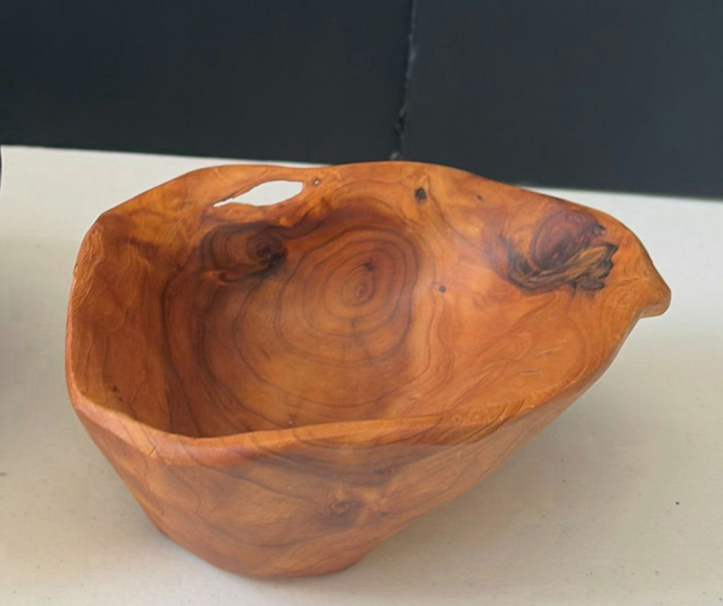 Pair of wooden bowls - image 2 of 6