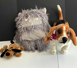Assorted Plush Toys Including Dog and Monster Plush - thumbnail 1 of 4