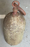 Vintage metal weight with lifting ring - thumbnail 1 of 3