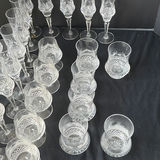 Crystal glassware collection with champagne flutes and tumblers - thumbnail 3 of 6