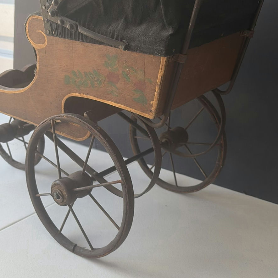 Antique doll carriage - image 5 of 6