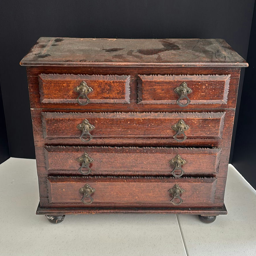 Wooden Miniature Chest of Drawers - image 1 of 4