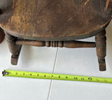 Antique wooden chair with red decorative boxes and lacquered Chinese storage box - thumbnail 3 of 9