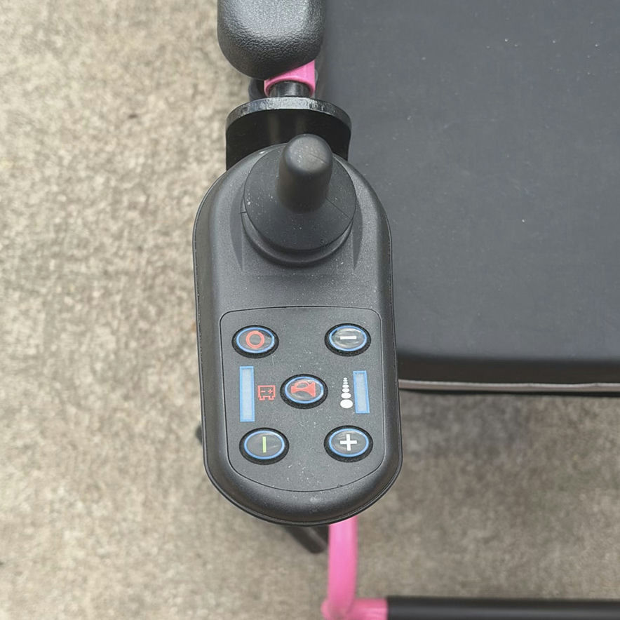 Pink Air Hawk mobility scooter - image 4 of 8