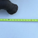 Dark elephant statue with raised trunk - thumbnail 2 of 8