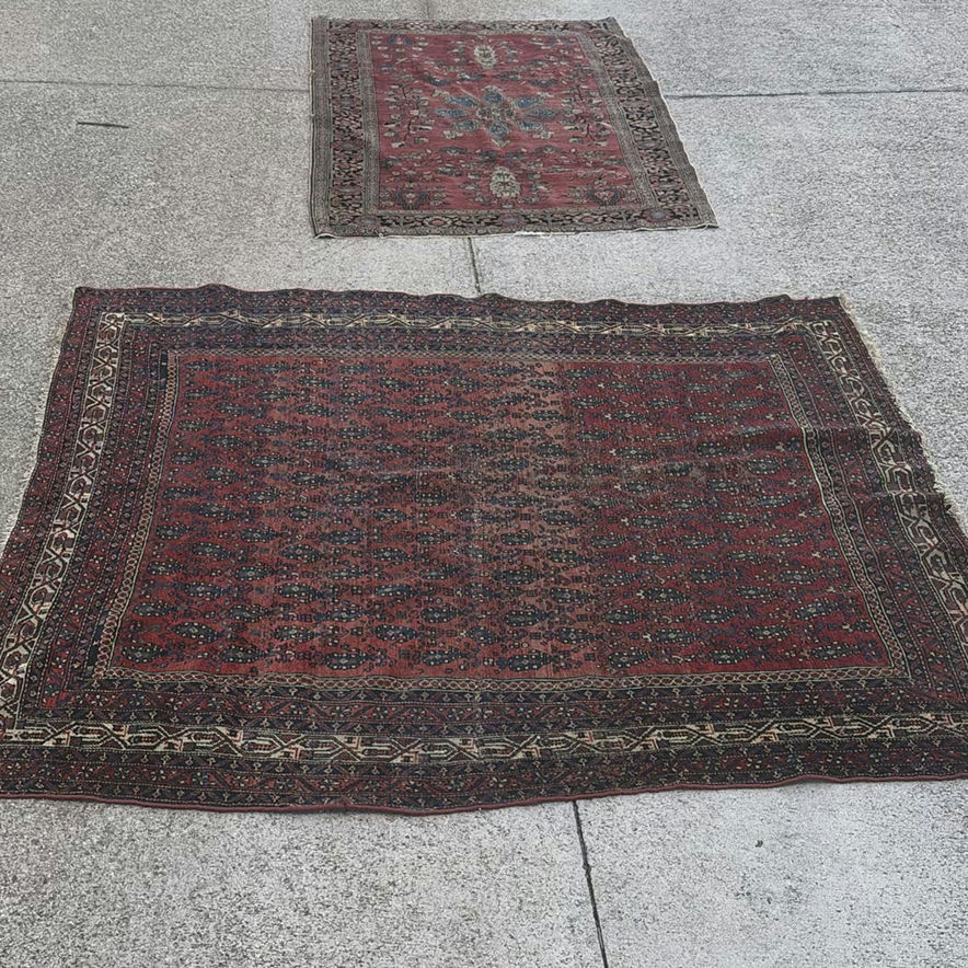 Two Red Oriental Area Rugs - image 2 of 5