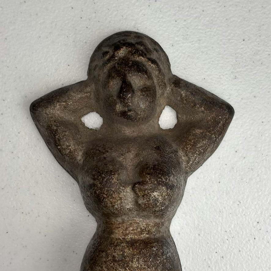Cast Iron Boot Jack Female Figure Sculpture - image 2 of 5