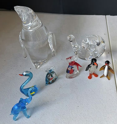 Assorted glass animal figurines - Image 1 of 6