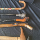 Assorted carved and decorated walking canes - thumbnail 5 of 6
