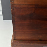 Wooden storage chest with hinged lid - thumbnail 3 of 9