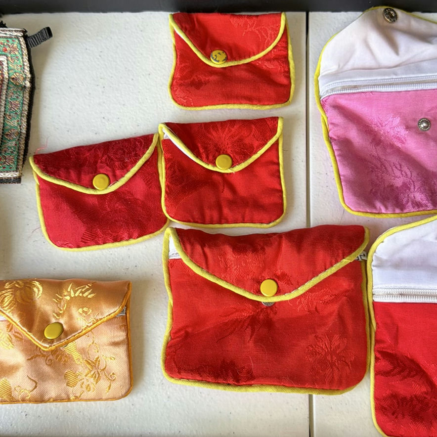 Assorted Fabric Pouches and Glass Bead Display - image 4 of 7